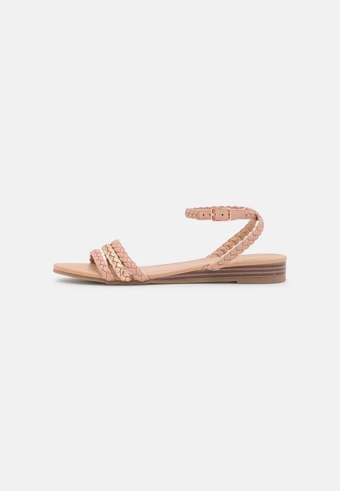 Sandale ANNA FIELD Anna Field Sandals Rose Doré Femme | XIL-7117516